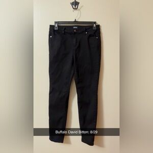 Buffalo David Bitton Black and Blue Jeans